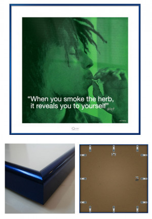 Details about BOB MARLEY - FRAMED ART PRINT / POSTER (HERB QUOTE ...