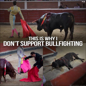 So cruel! A tradition that should be stopped
