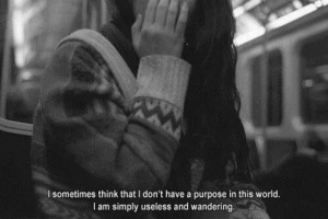 quote Black and White tumblr depressed depression sad eating disorder ...
