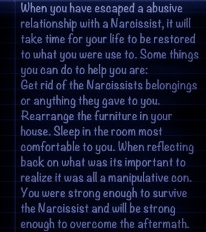 Overcoming The NarcissistStabbed from the inside out. True..Emotional ...