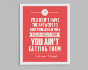 ... Problems Retro Print - Marathon Training Inspirational Exercise Quote