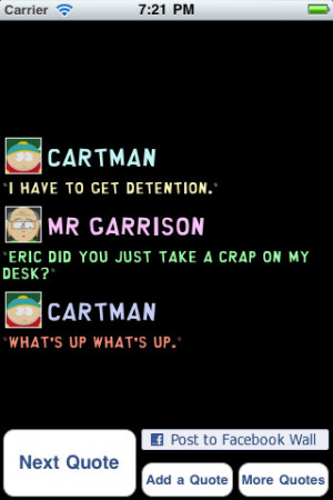 eric cartman quotes southpark funny comedian picture