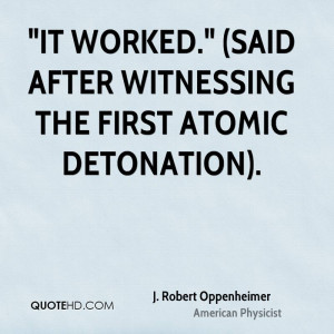 Robert Oppenheimer