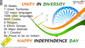 Unity in Diversity Greatness of India Messages quotes on indian ...