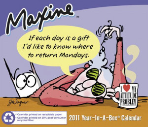 Hallmark's Shoebox Maxine Daily Desk Calendar 2011