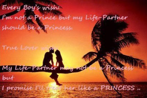 my life partner should be a pricness true lover wishes my life partner ...