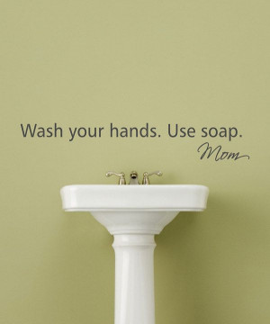 ... look at this Black 'Wash Your Hands' Wall Quote on zulily today