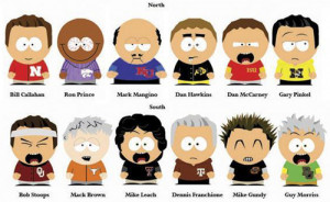 Coaches of the Pac 10 (South Park style)