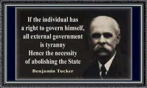 ... has aright to govern himself all external government is tyranny