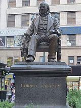 horace greeley statue greeley square nyc