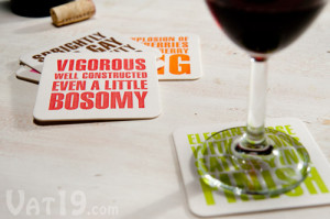 ... those wine snobs down a peg with our hilarious Wine Quote Coaster Set