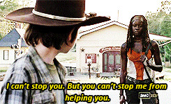 Andrew Lincoln And Chandler Riggs Rick grimes andrew lincoln