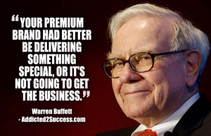 warren buffett branding quote