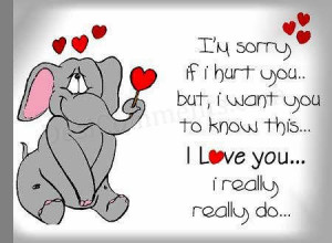 sorry if i hurt you…