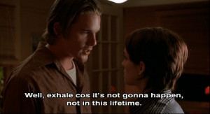 Well,exhale cos it’s not gonna happen,not in this lifetime