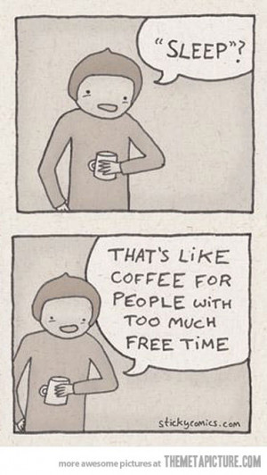 funny coffee sleep quote