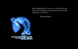 douglas adams the hitchhikers guide to the galaxy 1680x1050 wallpaper ...
