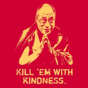 Kill ‘Em With Kindness t-shirt design from Headline Shirts