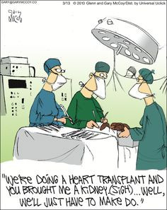 ... McCoys on GoComics.com #humor #comics #surgery #doctors #medicine More