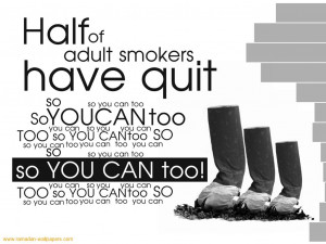 Half Of Adult Smokers Have Quit So You Can Too…