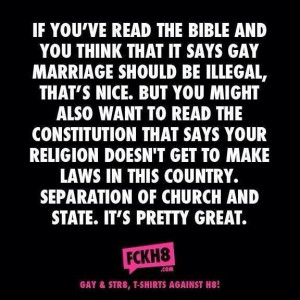 FCKH8 Separation of Church & State