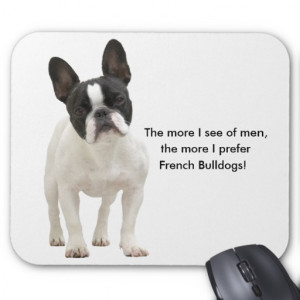 French bulldog humour funny mousepad, gift