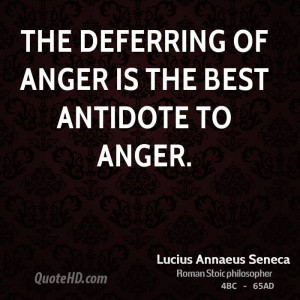 Lucius Annaeus Seneca Anger Quotes