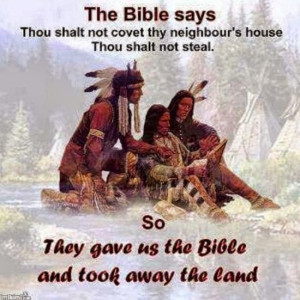 The Bible Thou Shalt not Steal Irony...