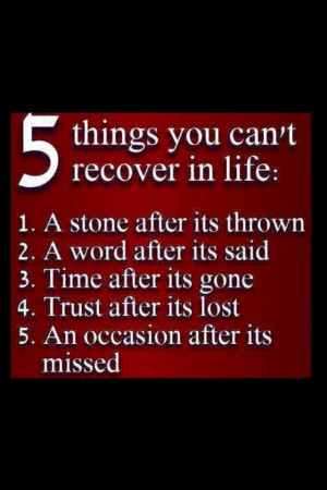 think things through before doing any of these because you may regret ...