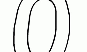Bubble Letter O Coloring Pages