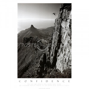 ... Table Top Mountain, S. Africa, Ralph Waldo Emerson Quote) Art Poster