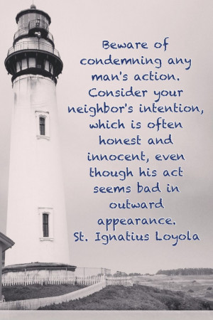 St. Ignatius Loyola Quote