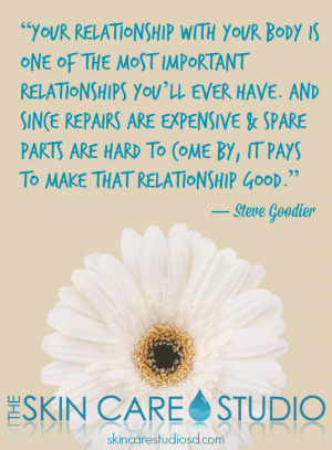 SELF CARE QUOTE by Steve Goodier | by SkinCareStudioSD.com