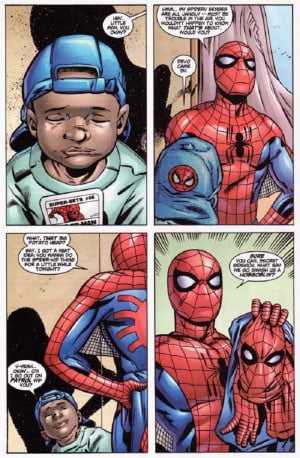 spider man hey little man you okay hmm my spidery senses are all ...