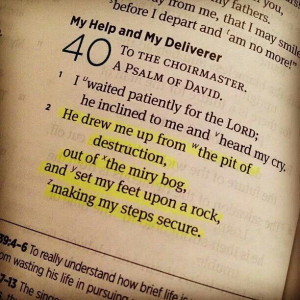 Psalm 40:1-2