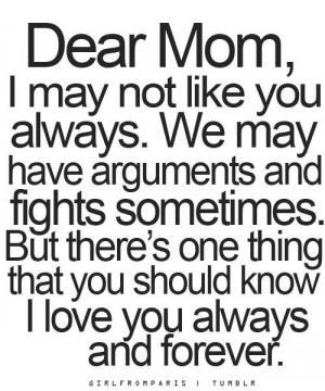 love you mom quotes from daughter tumblr