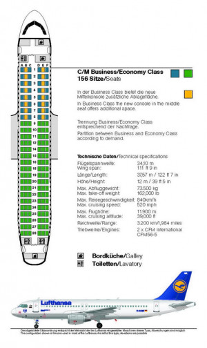 Lufthansa Airbus A380 Interior Economy