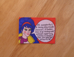 Original ACEO - Stormer Quote (Misfits / Jem and The Holograms)