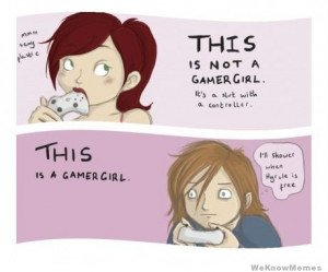 This is not a gamer girl – this is a gamer girl