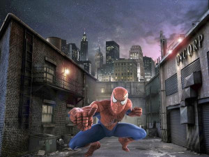 Spider-Man gets his point across during a scene of the Amazing ...