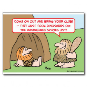Caveman Cartoon Postcards