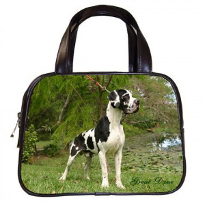 Details about GREAT DANE DOG PUPPIES PUP WOMEN'S LEATHER HANDBAG BAGS