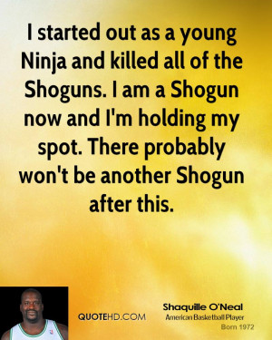 started out as a young Ninja and killed all of the Shoguns. I am a ...