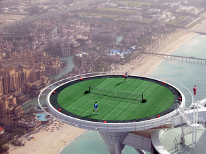 burj al arab tennis court 550x412 Burj Al Arab, Dubai