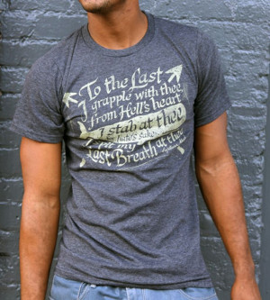 Moby Dick Quote T-Shirt | Men's Clothing | Black & Denim | Scoutmob ...