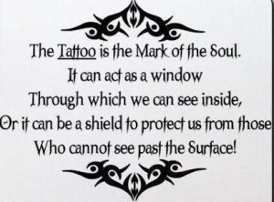 Tattoo mark of the soul