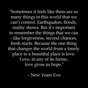 New Year's Eve movie quote