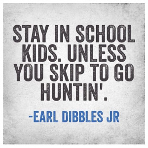 Always perfectly stated by Earl dibbles jr.
