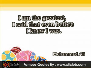 You Are Currently Browsing 15 Most Famous Quotes By Muhammad Ali