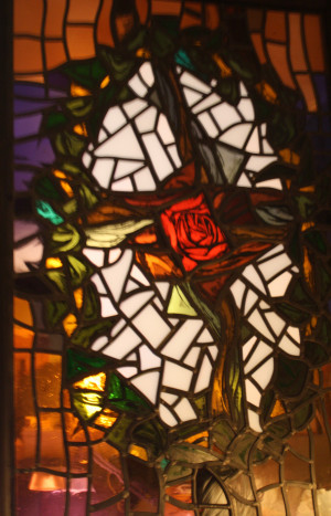 Beautiful Stained Glass Panel